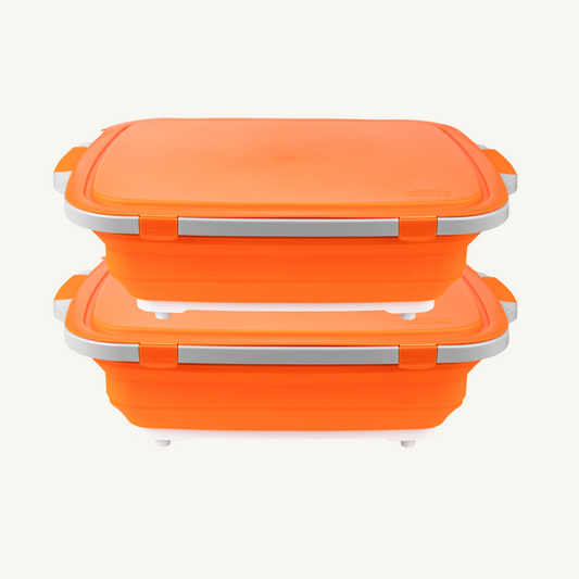 2pc. BBQ & Meal Prep Tub Bundle - XL - Orange